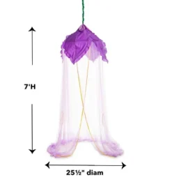 HearthSong 7-Foot Purple Flower Petals Hanging Canopy And Play Space For Twin Bed Or Playroom 15 HearthSong 7-Foot Purple Flower Petals Hanging Canopy And Play Space For Twin Bed Or Playroom -Cheap Toy Store GUEST 01f758c8 9221 49bc b809 9642492b585d