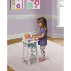 Badger Basket Doll High Chair With Accessories And Free Personalization Kit - White/Pink/Gingham -Cheap Toy Store GUEST 03c60dc7 ebb3 4320 a042 ef89c1be0a7d