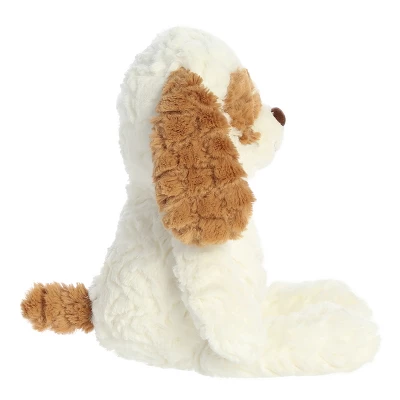 Ebba Huggy Collection 13" Parker Puppy White Stuffed Animal 4 Ebba Huggy Collection 13" Parker Puppy White Stuffed Animal - Image 2