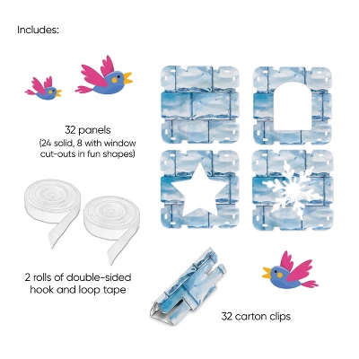 HearthSong 32-Panel Igloo Fantasy Forts Indoor Building Kit With Hook And Loop Connectors 6 HearthSong 32-Panel Igloo Fantasy Forts Indoor Building Kit With Hook And Loop Connectors - Image 4