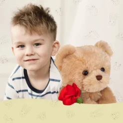 Bearington Collection Remington Stuffed Animal Teddy Bear Holding A Rose, 9.5" -Cheap Toy Store GUEST 0bdebb60 5c91 4081 8ee8 10a26d98d71d