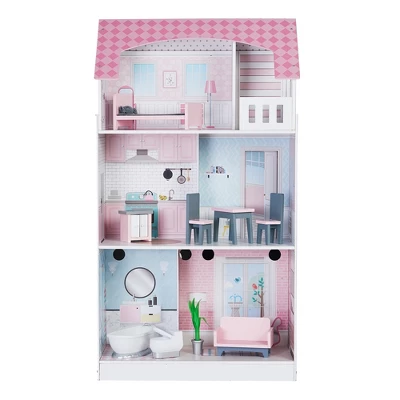 Teamson Kids 'Wonderland' Children's 2 In 1 Doll House & Play Kitchen TD-12515P 10 Teamson Kids 'Wonderland' Children's 2 In 1 Doll House & Play Kitchen TD-12515P - Image 8