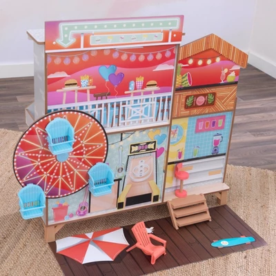 Kidkraft Ferris Wheel Fun Beach House Wooden 360-Play Dollhouse With 19 Accessories 5 Kidkraft Ferris Wheel Fun Beach House Wooden 360-Play Dollhouse With 19 Accessories - Image 3