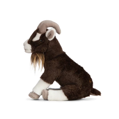 Living Nature Brown Goat Sitting Plush Toy 3 Living Nature Brown Goat Sitting Plush Toy