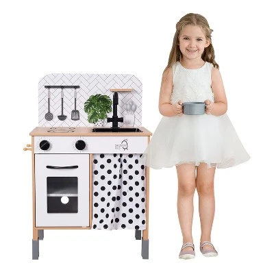Teamson Kids Little Chef Philly Modern Wooden Kitchen Playset, White/Natural 12 Teamson Kids Little Chef Philly Modern Wooden Kitchen Playset, White/Natural - Image 10