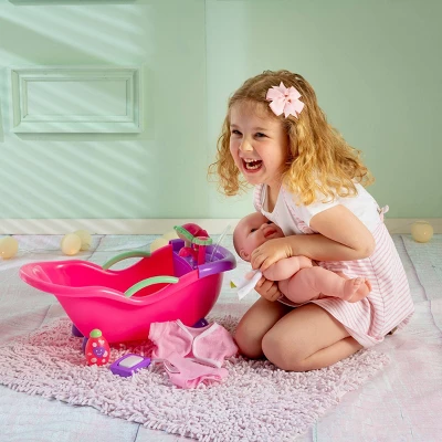 JC Toys For Keeps! Baby Doll Bath Tub With Accessories 5 JC Toys For Keeps! Baby Doll Bath Tub With Accessories - Image 3