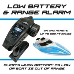 Contixo T2 RC Boat - Remote Control Boat For Pools And Lakes -Fast RC Boats For Adults And Kids (Blue) -Cheap Toy Store GUEST 1cd6d049 fc26 429e 86d6 6421a679920b