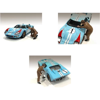 "Race Day 1" 6 Piece Figurine Set For 1/18 Scale Models By American Diorama 4 "Race Day 1" 6 Piece Figurine Set For 1/18 Scale Models By American Diorama - Image 2