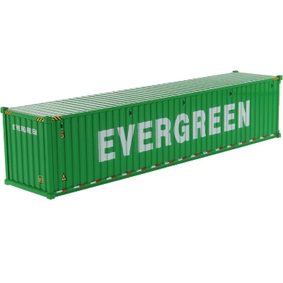 40' Dry Goods Sea Container "EverGreen" Green "Transport Series" 1/50 Model By Diecast Masters 4 40' Dry Goods Sea Container "EverGreen" Green "Transport Series" 1/50 Model By Diecast Masters - Image 2