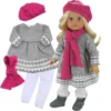 Sophia’s Doll Dress, Leggings, Hat, And Scarf Set For 18" Dolls 2 Sophia’s Doll Dress, Leggings, Hat, And Scarf Set For 18" Dolls -Cheap Toy Store GUEST 20dc2b50 17e9 4e95 a157 00fbdb512d6c