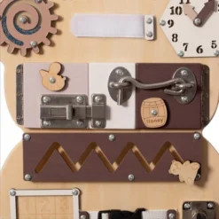 ShpilMaster Wooden Sensory Bear Shaped Learning Toddler Busy Board For Playroom, Nursery, Preschool, And Doctors' Office 23 ShpilMaster Wooden Sensory Bear Shaped Learning Toddler Busy Board For Playroom, Nursery, Preschool, And Doctors' Office -Cheap Toy Store GUEST 21675588 7765 46f8 a66a ee09a9ef206c