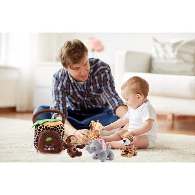 Plush Creations Jungle Animals Set 4 Plush Creations Jungle Animals Set - Image 2