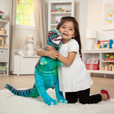 Melissa & Doug Giant T-Rex Dinosaur - Lifelike Stuffed Animal (over 2 Feet Tall) 7 Melissa & Doug Giant T-Rex Dinosaur - Lifelike Stuffed Animal (over 2 Feet Tall) - Image 5