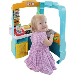 Fisher Price Fisher-Price Laugh & Learn Servin' Up Fun Food Truck With 20+ Piece Accessory Set DYM74