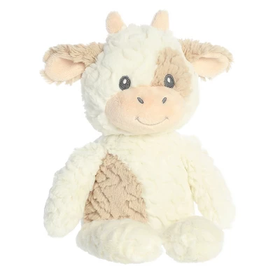 Ebba Huggy Collection 13" Clover Cow White Stuffed Animal 3 Ebba Huggy Collection 13" Clover Cow White Stuffed Animal