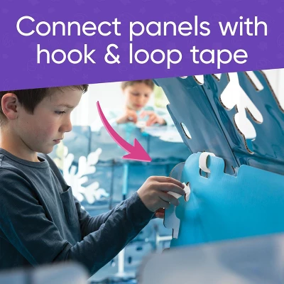 HearthSong 32-Panel Igloo Fantasy Forts Indoor Building Kit With Hook And Loop Connectors 9 HearthSong 32-Panel Igloo Fantasy Forts Indoor Building Kit With Hook And Loop Connectors - Image 7