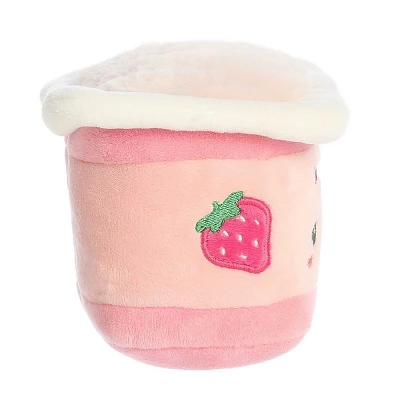 Ebba Foodies 4.5" Yogurt Pink Stuffed Animal 4 Ebba Foodies 4.5" Yogurt Pink Stuffed Animal - Image 2