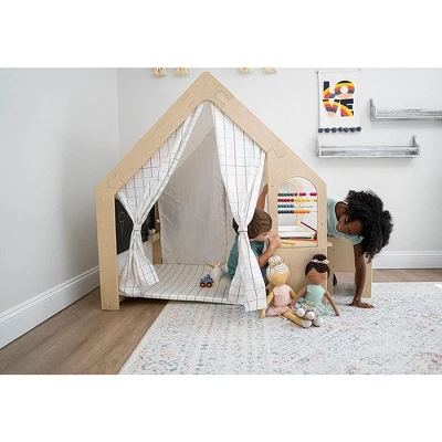 Avenlur Flair - Wooden 5 In 1 Indoor Playhouse Play Tent With Desk Table 10 Avenlur Flair - Wooden 5 In 1 Indoor Playhouse Play Tent With Desk Table - Image 8