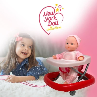 The New York Doll Collection 12 Inch Baby Doll Walker Set 4 The New York Doll Collection 12 Inch Baby Doll Walker Set - Image 2