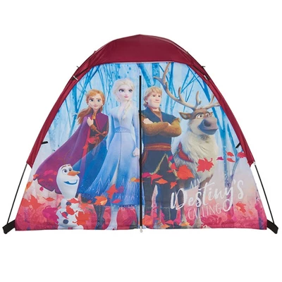 Exxel Outdoors Disney Fronzen 2 Kids 4 Piece Princess Camping Kit With Floorless Dome Tent, Youth Sized Sleeping Bag, Backpack, And LED Flashlight 3 Exxel Outdoors Disney Fronzen 2 Kids 4 Piece Princess Camping Kit With Floorless Dome Tent, Youth Sized Sleeping Bag, Backpack, And LED Flashlight
