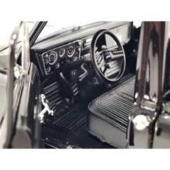 1970 Chevrolet K10 4x4 Pickup Truck Black Limited Edition To 1050 Pieces Worldwide 1/18 Diecast Model Car By ACME