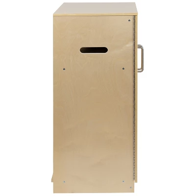 Flash Furniture Children's Wooden Kitchen Refrigerator For Commercial Or Home Use - Safe, Kid Friendly Design 4 Flash Furniture Children's Wooden Kitchen Refrigerator For Commercial Or Home Use - Safe, Kid Friendly Design - Image 2