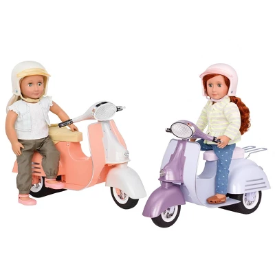 Our Generation Ride In Style Scooter Vehicle Accessory Set For 18" Dolls 3 Our Generation Ride In Style Scooter Vehicle Accessory Set For 18" Dolls