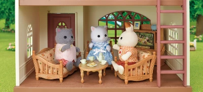 Calico Critters Sky Blue Terrace Gift Set, Dollhouse Playset With Figures, Furniture And Accessories 7 Calico Critters Sky Blue Terrace Gift Set, Dollhouse Playset With Figures, Furniture And Accessories - Image 5