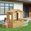 Outsunny Outdoor Playhouse For Kids Wooden Cottage With Working Doors Windows & Mailbox, Pretend Play House For Age 3-6 Years -Cheap Toy Store GUEST 4a5db789 8a28 456d ae48 c4d21b306c9a