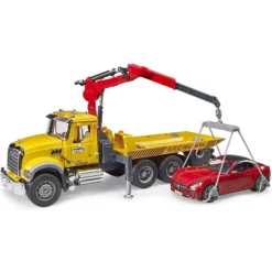 Bruder Mack Granite Tow Truck With Bruder Roadster -Cheap Toy Store GUEST 56cfa834 0fc8 4654 8909 f06bb1bff459