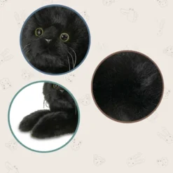 Bearington Collection Plush Stuffed Animal Black Cat, 15" -Cheap Toy Store GUEST 570cdf96 cf3a 4668 a64d 1c525c54f5b1