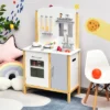 Costway Kids Play Kitchen Set Toddler Pretend Cooking Set W/ Cabinet&Accessories -Cheap Toy Store GUEST 5bc2a5aa b4dd 4ff4 b489 64c3122dff17