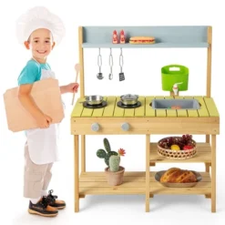 Costway Outdoor Mud Kitchen Set, Outdoor Play Kitchen Set With Removable Water Box -Cheap Toy Store GUEST 5bc3baaf 33a5 45e3 b0ac ce59f59b7f51