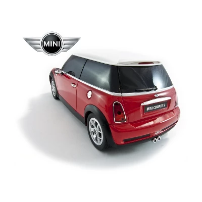 Link Ready! Set! Go!1:14 RC Mini Cooper Toy Car, Realistic Remote Control Car Model - Red 4 Link Ready! Set! Go!1:14 RC Mini Cooper Toy Car, Realistic Remote Control Car Model - Red - Image 2