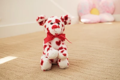 Bearington Collection Romantic Rover Stuffed Animal Plush With Hearts & Bow Puppy Dog, 12" 4 Bearington Collection Romantic Rover Stuffed Animal Plush With Hearts & Bow Puppy Dog, 12" - Image 2