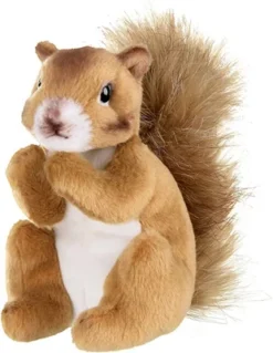 Bearington Copper Plush Squirrel Stuffed Animal, 7 Inch