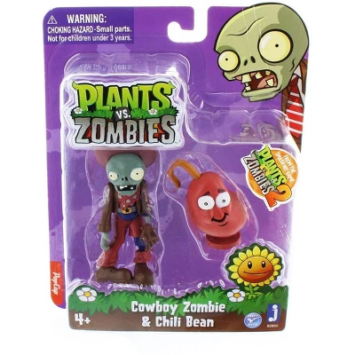 The Zoofy Group LLC Plants Vs Zombies 3" Figure 2-Pack: Cowboy Zombie & Chili Bean 3 The Zoofy Group LLC Plants Vs Zombies 3" Figure 2-Pack: Cowboy Zombie & Chili Bean