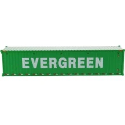 40' Dry Goods Sea Container "EverGreen" Green "Transport Series" 1/50 Model By Diecast Masters