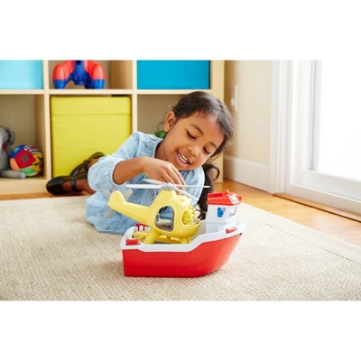 Green Toys Rescue Boat & Helicopter 10 Green Toys Rescue Boat & Helicopter - Image 8