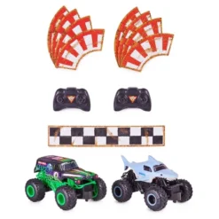 Monster Jam Official Grave Digger Vs Megalodon Racing Rivals Remote Control Monster Trucks - 1:24 Scale - 2 Pk -Cheap Toy Store GUEST 62528ac9 14b5 48ee adf2 a7a5f1e101d4