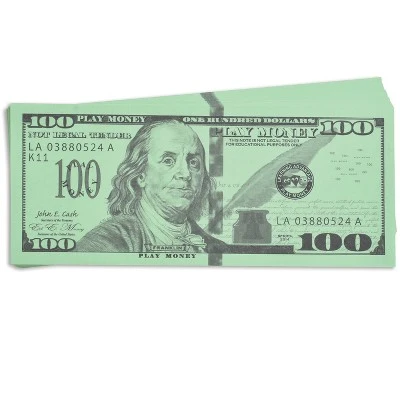 Learning Advantage One Hundred Dollar Play Bills, Set Of 50 3 Learning Advantage One Hundred Dollar Play Bills, Set Of 50