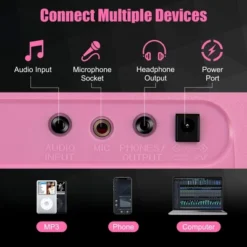 Costway 61-Key Electric Piano Portable Digital Keyboard W/Lighted Key Music Stand Pink 15 Costway 61-Key Electric Piano Portable Digital Keyboard W/Lighted Key Music Stand Pink -Cheap Toy Store GUEST 6796a338 c314 4b84 8a21 98818f1aa255