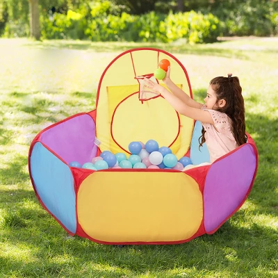 Costway 7pc Kids Ball Pit Play Tents & Tunnels Pop Up Baby Toy Gifts 6 Costway 7pc Kids Ball Pit Play Tents & Tunnels Pop Up Baby Toy Gifts - Image 4