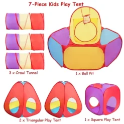 Costway 7pc Kids Ball Pit Play Tents & Tunnels Pop Up Baby Toy Gifts 15 Costway 7pc Kids Ball Pit Play Tents & Tunnels Pop Up Baby Toy Gifts -Cheap Toy Store GUEST 6f664e8b 4ce4 4286 916b 4e885d363c6a