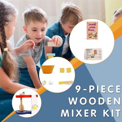 Leo & Friends Wooden Mixer Set 6 Leo & Friends Wooden Mixer Set - Image 4