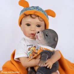 Paradise Galleries Reborn Baby Doll Boy Puppy Love, Magnetic Pacifier, Rooted Hair, 19 Inch Doll Made In SoftTouch Vinyl 12 Paradise Galleries Reborn Baby Doll Boy Puppy Love, Magnetic Pacifier, Rooted Hair, 19 Inch Doll Made In SoftTouch Vinyl -Cheap Toy Store GUEST 78340975 4a83 4172 8b2b d491f5faf2f3