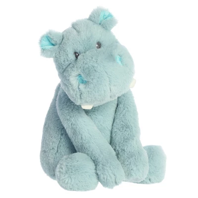 Ebba Hugeez 15" Hippo Blue Stuffed Animal 4 Ebba Hugeez 15" Hippo Blue Stuffed Animal - Image 2