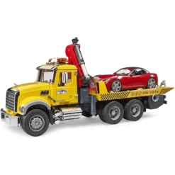 Bruder Mack Granite Tow Truck With Bruder Roadster -Cheap Toy Store GUEST 7f00b71e a817 489f b554 6b6ed53cf25e
