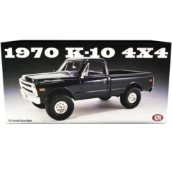 1970 Chevrolet K10 4x4 Pickup Truck Black Limited Edition To 1050 Pieces Worldwide 1/18 Diecast Model Car By ACME -Cheap Toy Store GUEST 7fffb861 7da9 4611 9de1 57847f93ca88