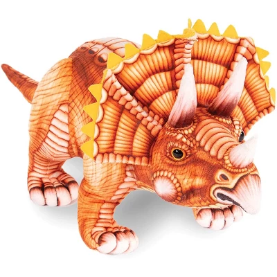 Underwraps Real Planet Triceratops Brown 24.5 Inch Realistic Soft Plush 3 Underwraps Real Planet Triceratops Brown 24.5 Inch Realistic Soft Plush